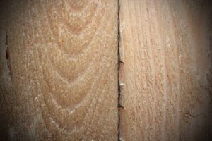 crack on old wooden plank, interesting wood texture with vignette for your architectural design